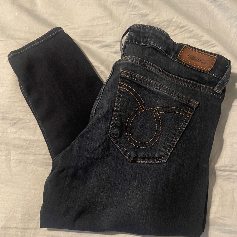 Big Star Women's Skinny Jeans - Dark Blue